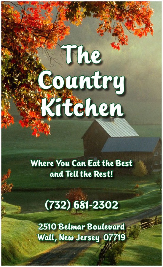 Country Kitchen Menu Cover